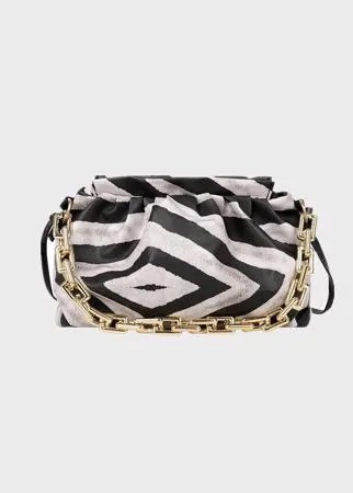 Женская цепочка Zebra Шаблон Печать на плече Сумка Сумка-портфель Сумка