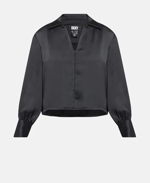 Рубашка блузка DKNY, черный