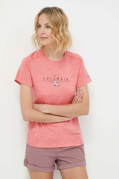 Спортивная футболка Zero Rules Graphic Columbia, розовый