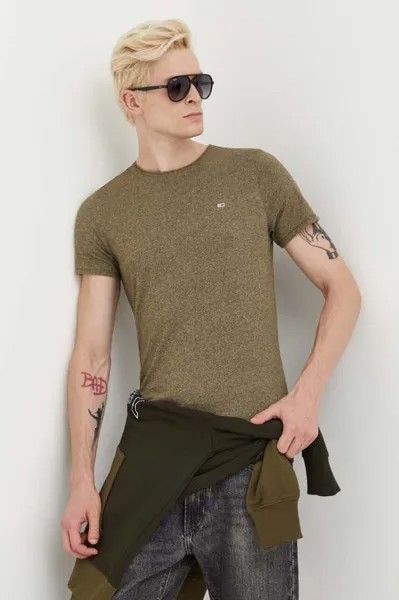 Футболка Tommy Jeans, зеленый
