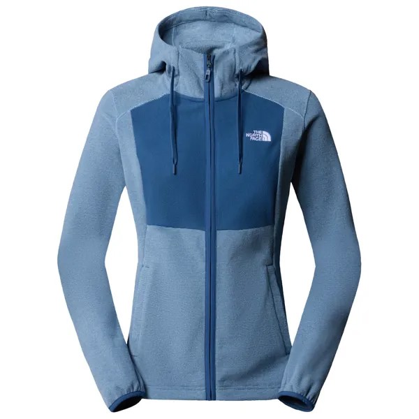 Флисовая жилетка The North Face Women's Homesafe Full Zip Fleece, цвет Steel Blue/Shady Blue Stripe