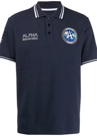 Alpha Industries рубашка-поло с логотипом