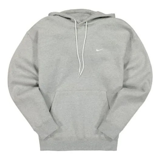 Толстовка Men's Nike Small Logo Loose Long Sleeves Pullover Hooded Sports Gray, мультиколор