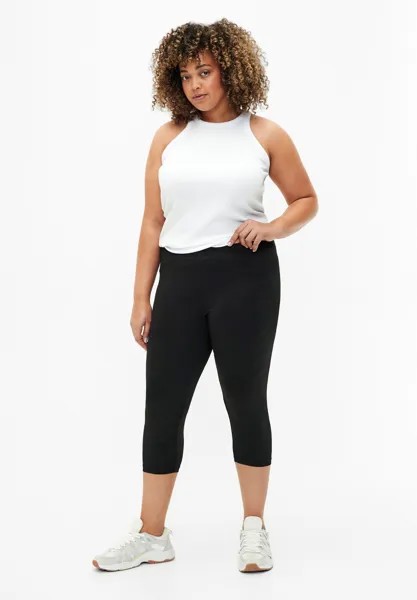 Леггинсы 2 PACK 3/4 LÄNGE Zizzi, цвет black black