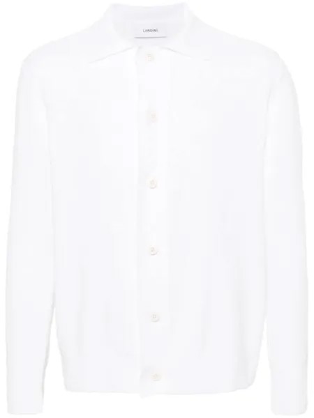 Lardini махровый кардиган, белый