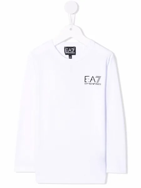 Emporio Armani Kids футболка с длинными рукавами и логотипом
