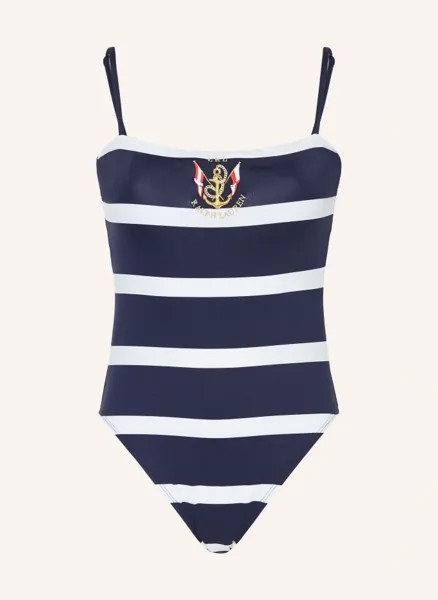 Купальник mariner stripe Lauren Ralph Lauren, белый