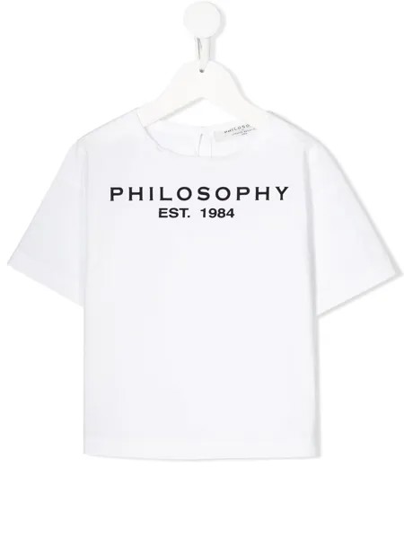 Philosophy Di Lorenzo Serafini Kids футболка с логотипом