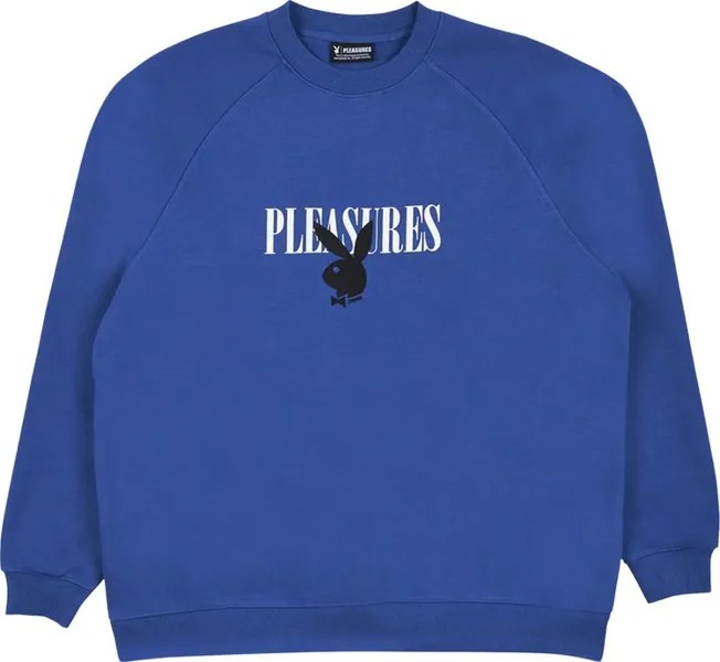 Толстовка Pleasures x Playboy Bunny Logo Crewneck 'Purple', фиолетовый