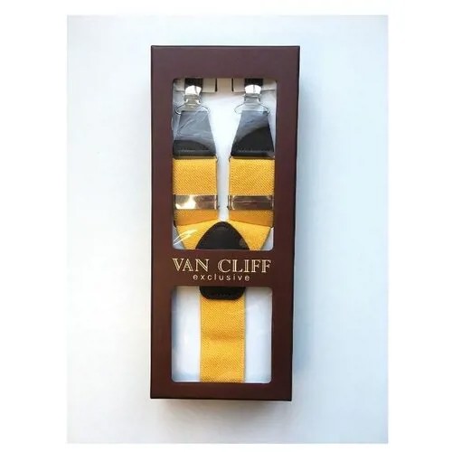 Подтяжки Van Cliff, размер 110, мультиколор, желтый