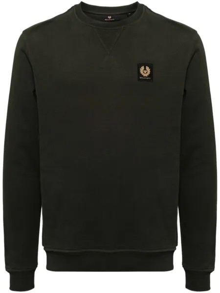 Belstaff толстовка с логотипом, зеленый