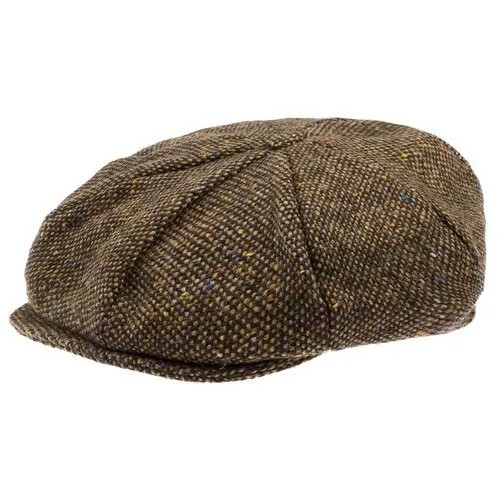 Кепка HANNA HATS арт. Eight Panel 95B2 (коричневый / черный), размер 57