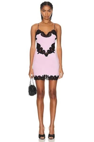 Платье мини Alexander Wang Lace, цвет Cradle Pink