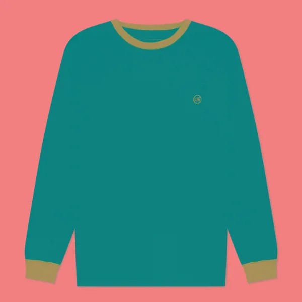 Мужской лонгслив uniform experiment Color Ribbed чёрный, Размер XL