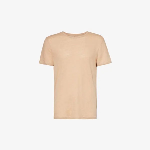 Льняная футболка Jordan с круглым вырезом Derek Rose, цвет sand
