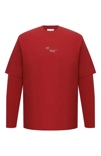 Хлопковый лонгслив Off-White