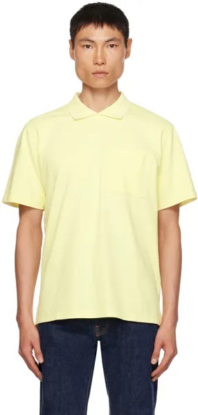 Желтая рубашка-поло Noah с воротником