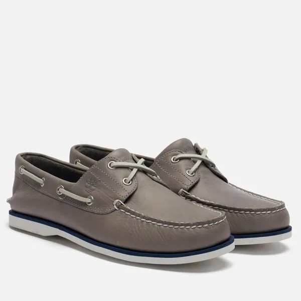 Топсайдеры мужские Timberland 2-Eye Classic Leather серые 43 EU