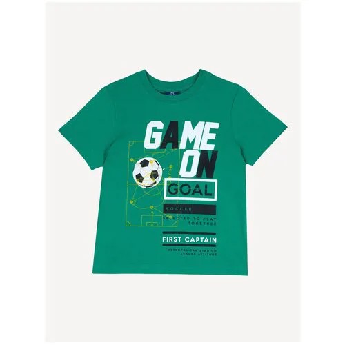 Футболка детская CHICCO, код 67615, зеленый 055, размер 128