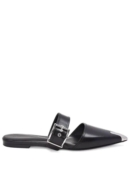 Alexander McQueen туфли с пряжкой, черный