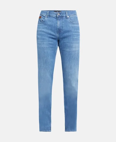 Органик прямые джинсы 7 for all Mankind, синий