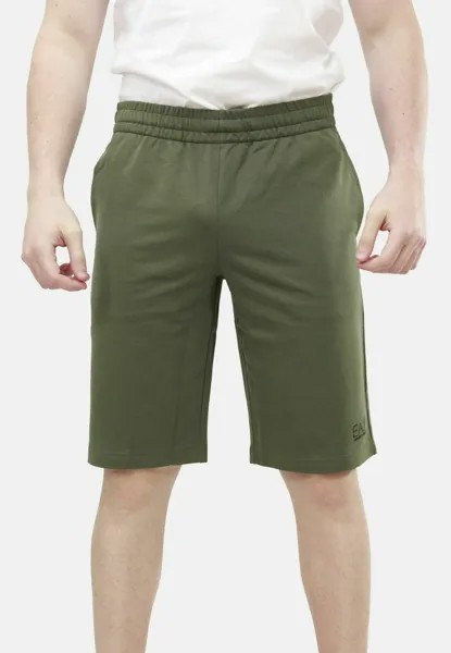 Спортивные брюки EA7 Emporio Armani, зеленые