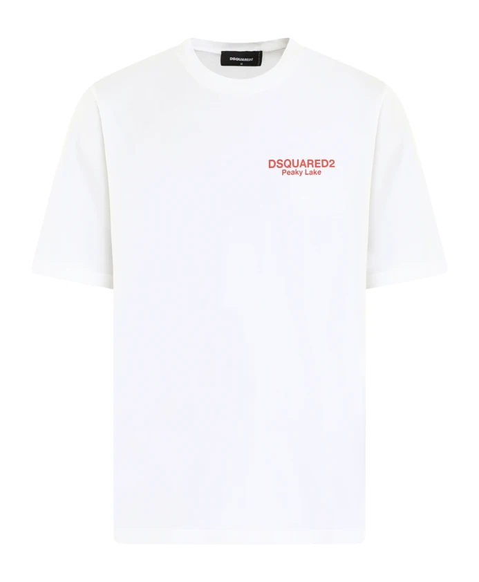 Футболка классического кроя Dsquared2, белый