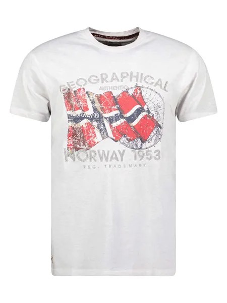 Футболка Geographical Norway, светло-серый