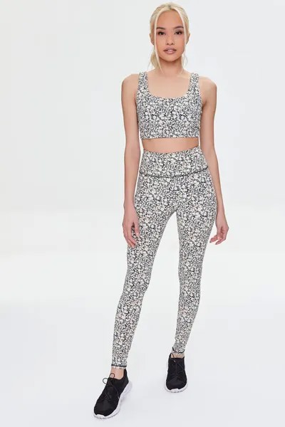 Леггинсы Active с цветочным принтом Forever 21