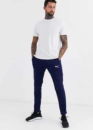 Темно-синие джоггеры Puma Football эксклюзивно для ASOS-Темно-синий