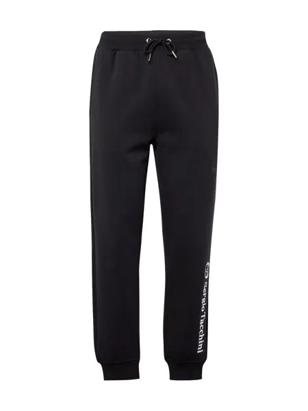 Зауженные брюки Sergio Tacchini HERITAGE, черный