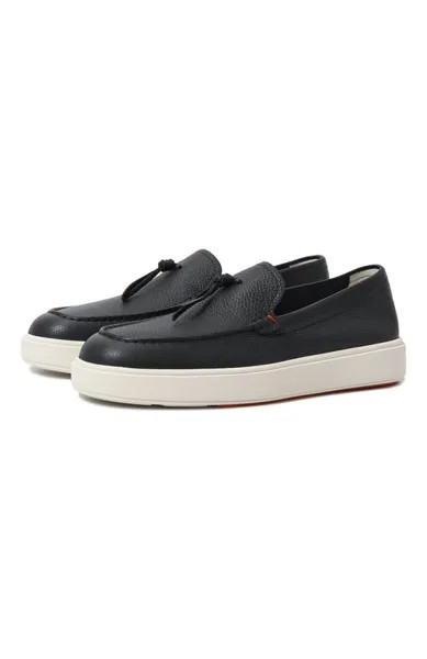 Кожаные лоферы Santoni