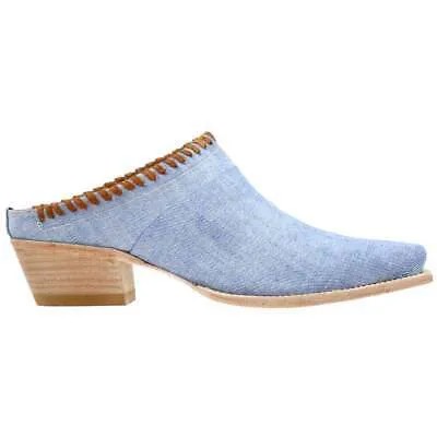 Женские синие повседневные туфли на плоской подошве Lucchese Kim I6117