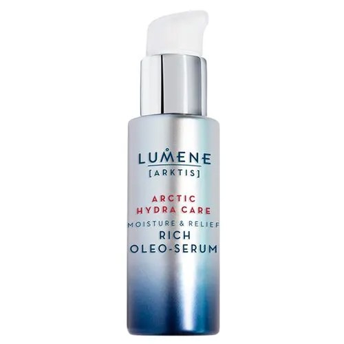 Lumene Arktis Moisture and Relief Rich Oleo-serum Увлажняющее и успокаивающее насыщенное масло-сыворотка для лица, 30 мл