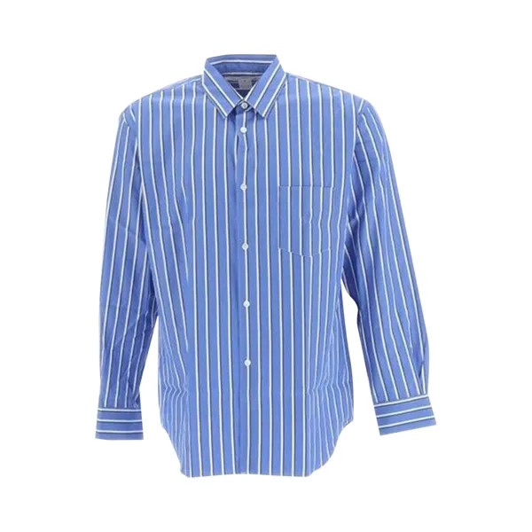 Comme des Garçons SHIRT Рубашка с длинными рукавами Forever, синяя