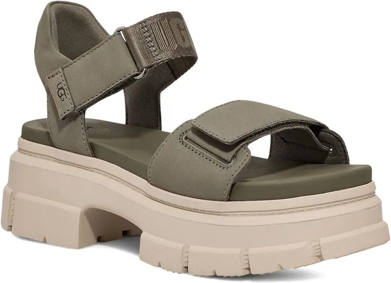 Босоножки Ashton Ankle UGG, цвет Moss Green