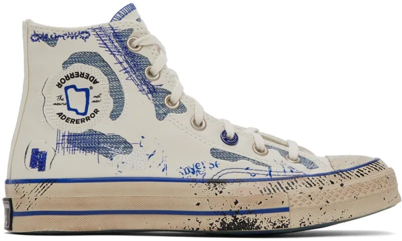 Ошибка ADER Белые высокие кроссовки Converse Edition Chuck 70 ADER error