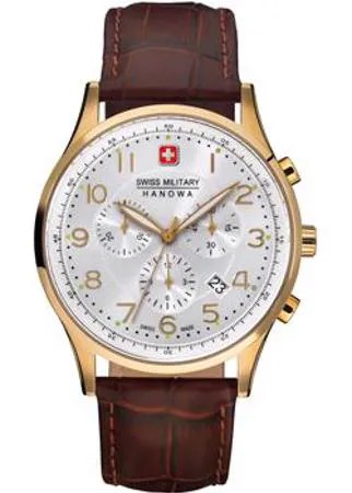 Швейцарские наручные  мужские часы Swiss military hanowa 06-4187.02.001. Коллекция Patriot