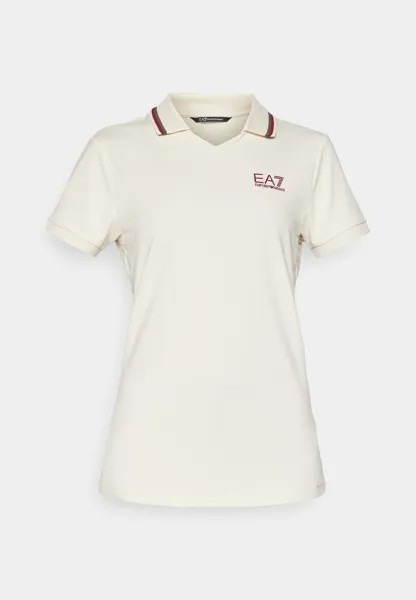 Поло GOLF PRO EA7 Emporio Armani, бежевый