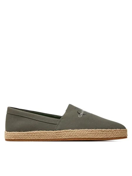 Эспадрильи Calvin Klein Jeans Espadrille Slipon Ml, зеленый