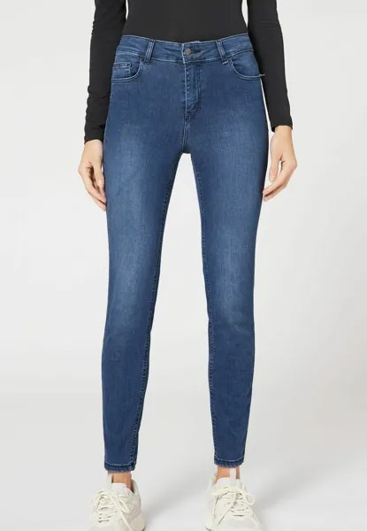 Джинсы скинни Calzedonia, цвет blau blu jeans