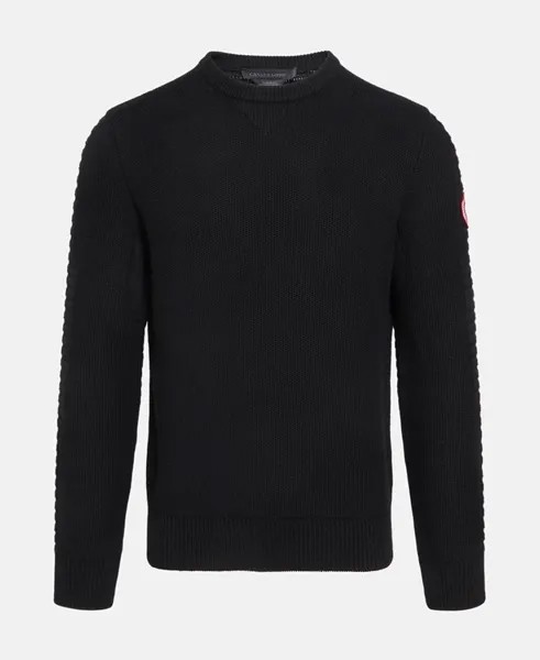 Шерстяной джемпер Canada Goose, черный
