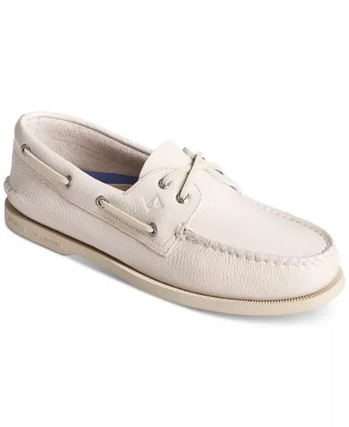 Мужские оригинальные топсайдеры из ледяной кожи Sperry, белый