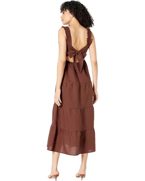 Платье Charlie Holiday Diana Midi Dress, цвет Chocolate