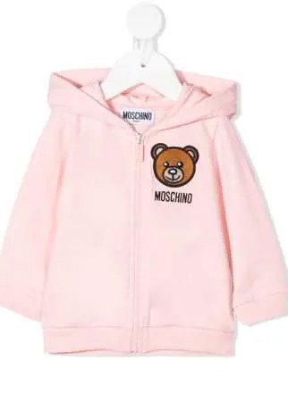 Moschino Kids худи Teddy Bear на молнии