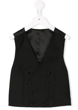 Dolce & Gabbana Kids классический двубортный жилет