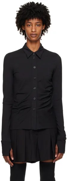 Эксклюзивная черная капсульная рубашка SSENSE Helmut Lang