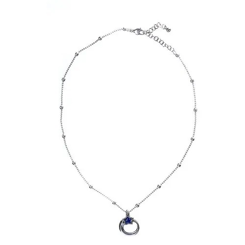 Колье Ciclon, Lucero, со звездой, с муранским стеклом, CN-222806 синий