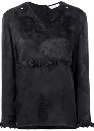 Valentino Pre-Owned блузка с принтом 1980-х годов