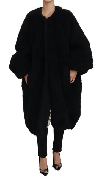 Куртка DOLCE - GABBANA Черная кашемировая куртка из искусственного меха IT40/US6/S 9750usd